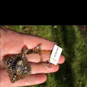 Beautiful Miguel Ases NWT Gold filled necklace!